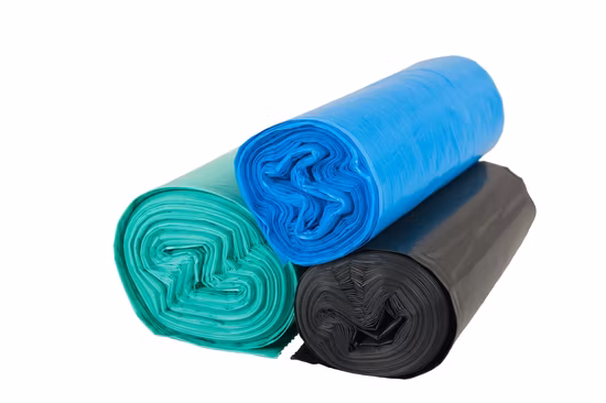 Disposable Black PE Plastic Biodegradable Garbage Bag