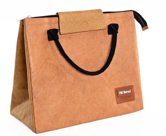 Bolsa de papel Kraft lavable para almacenamiento
