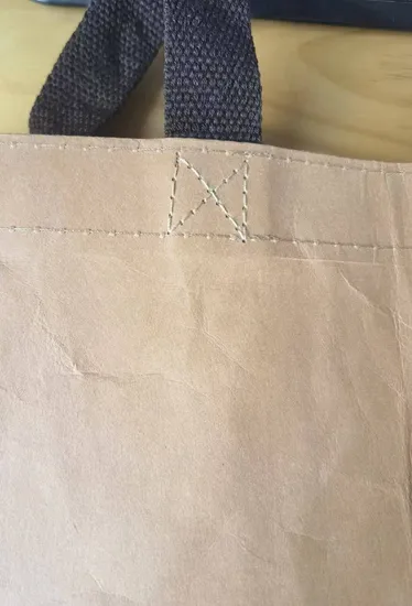 Bolsas de papel Tyvek DuPont lavables reciclables ecológicas con logotipo personalizado decorativo popular