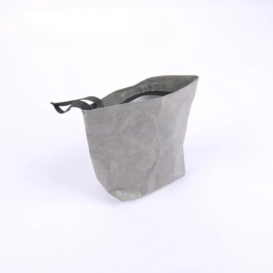 Organizador cosmético Bolsas de papel Kraft de viaje Bolsa de papelería lavable reutilizable