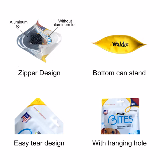 Bolsa de café de sellado térmico con bolsa de fondo plano de papel de aluminio de diseño personalizado con válvula